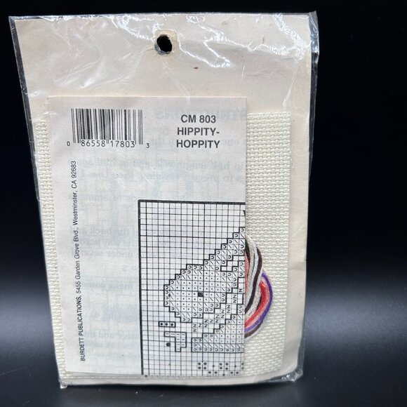Dale Burdett Cross Stitch Kit Ready To Hang CM 803 Hippity-Hoppity VTG 80s - Picture 5 of 6